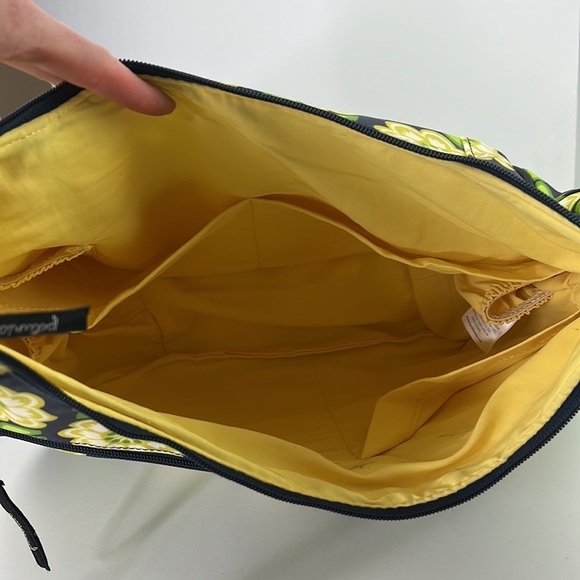 petunia pickle bottom  blue with yellow flowers diaper bag - Picture 6 of 11